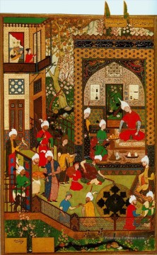 Islamique Miniature 17 Peinture à l'huile